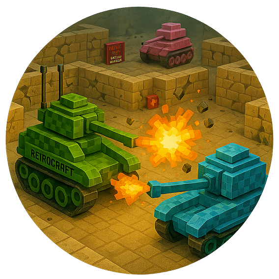 Relive the arcade-style gameplay of this classic tank battle game. Navigate through challenging terrains, destroy enemy tanks, and defend your base in a nostalgic journey back to the 90s.